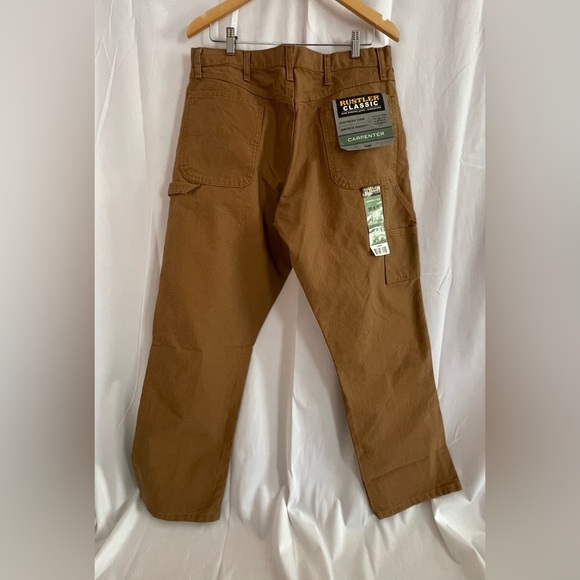 NWT 🆕🐴MEN'S Rustler Classic carpenter by Wrangler. 36 x 30 brown - Picture 2 of 8